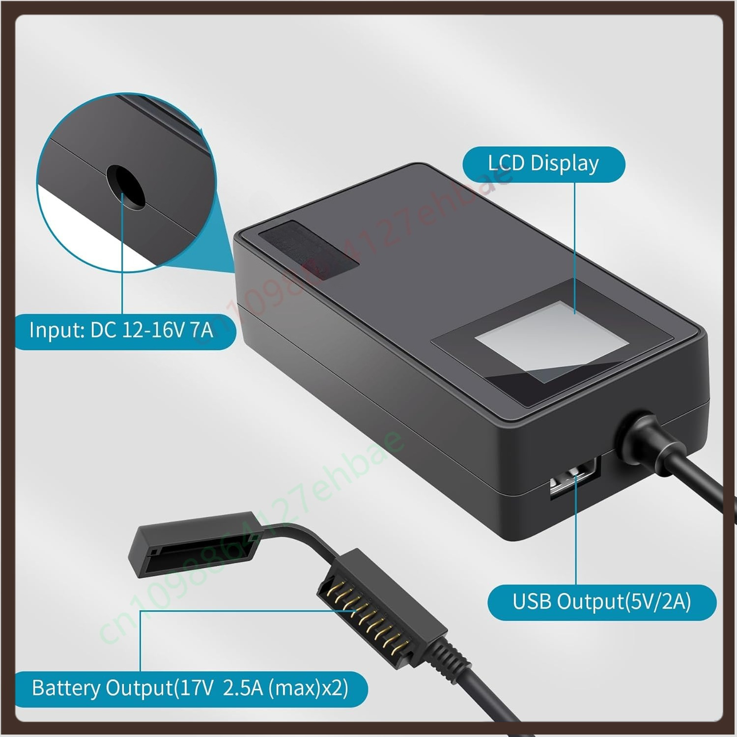 LCD battery car charger for DJ - Drone Charging Hub ulasan dan harga