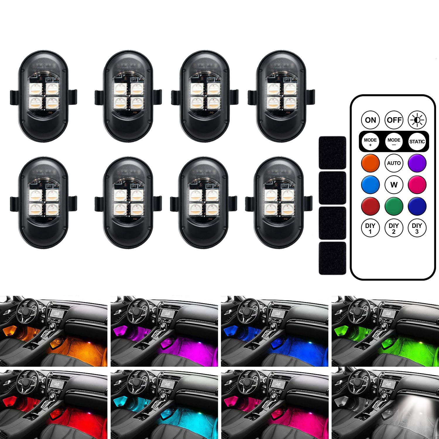 Upgraded 4LEDs Wireless LED St - Drone Strobe Light ulasan dan harga