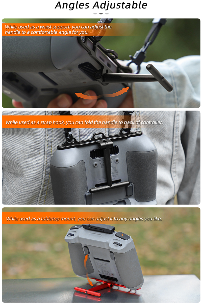 2in1 Handle Stand Bracket Neck - Drone Remote Controller Lanyard ulasan dan harga