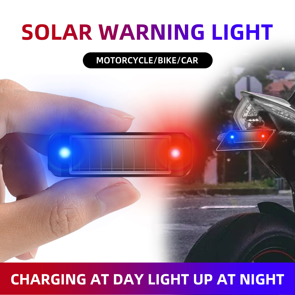 Solar Power Anti-Theft Alarm L - Drone Strobe Light ulasan dan harga