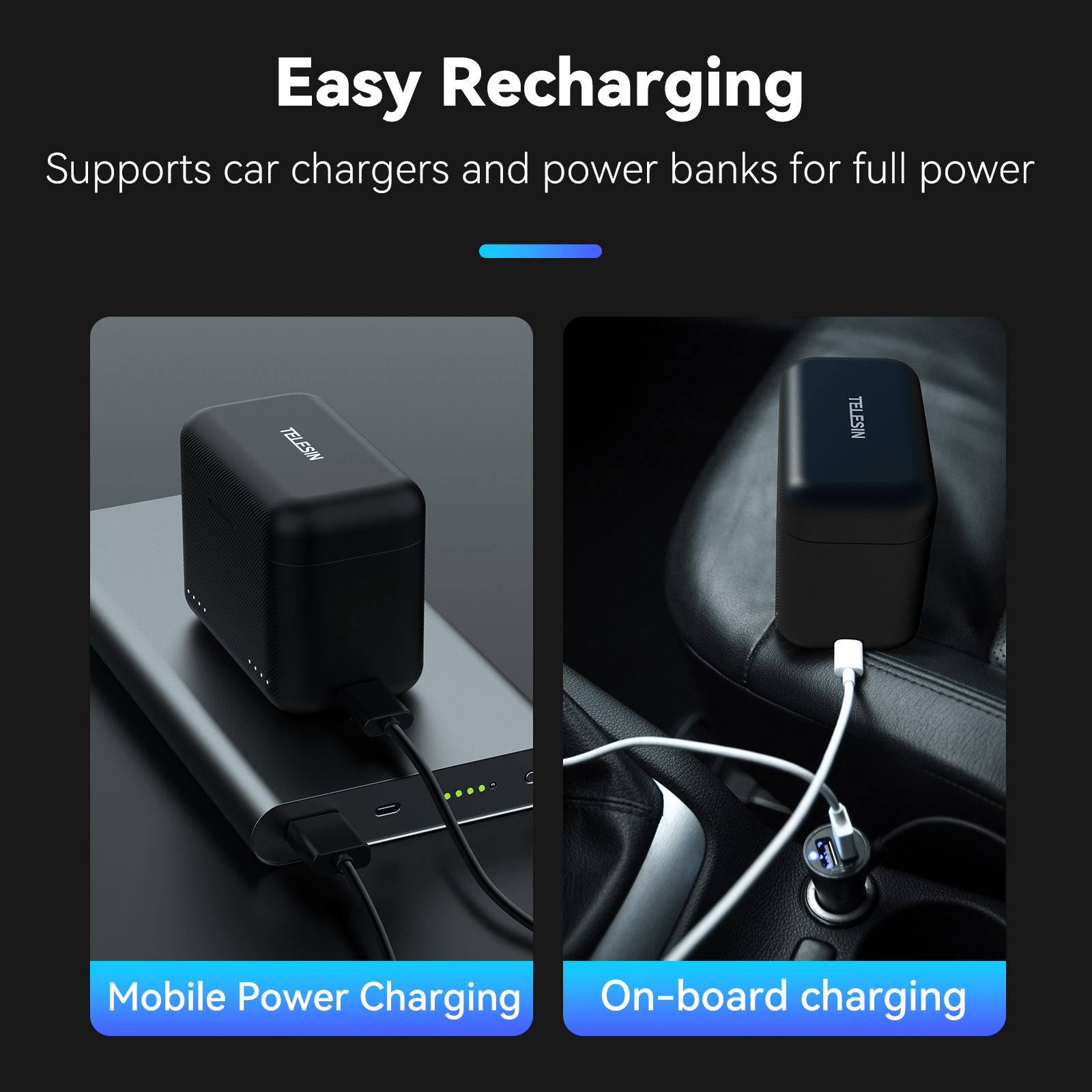 TELESIN For Insta360 X3 X4 Bat - Drone Charging Hub ulasan dan harga