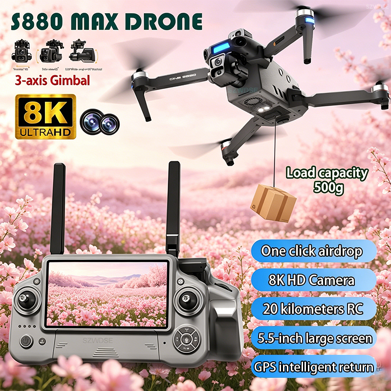 2026 New 8K Dual Camera Drone  - Drone Battery Adapter ulasan dan harga