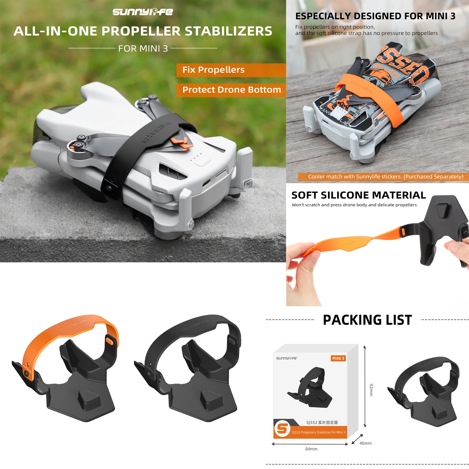 Sunnylif Propeller Bottom Hold - Drone Propeller Holder ulasan dan harga