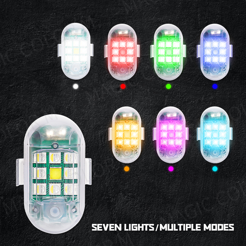 2PCS Wireless LED Strobe Light - Drone Strobe Light ulasan dan harga