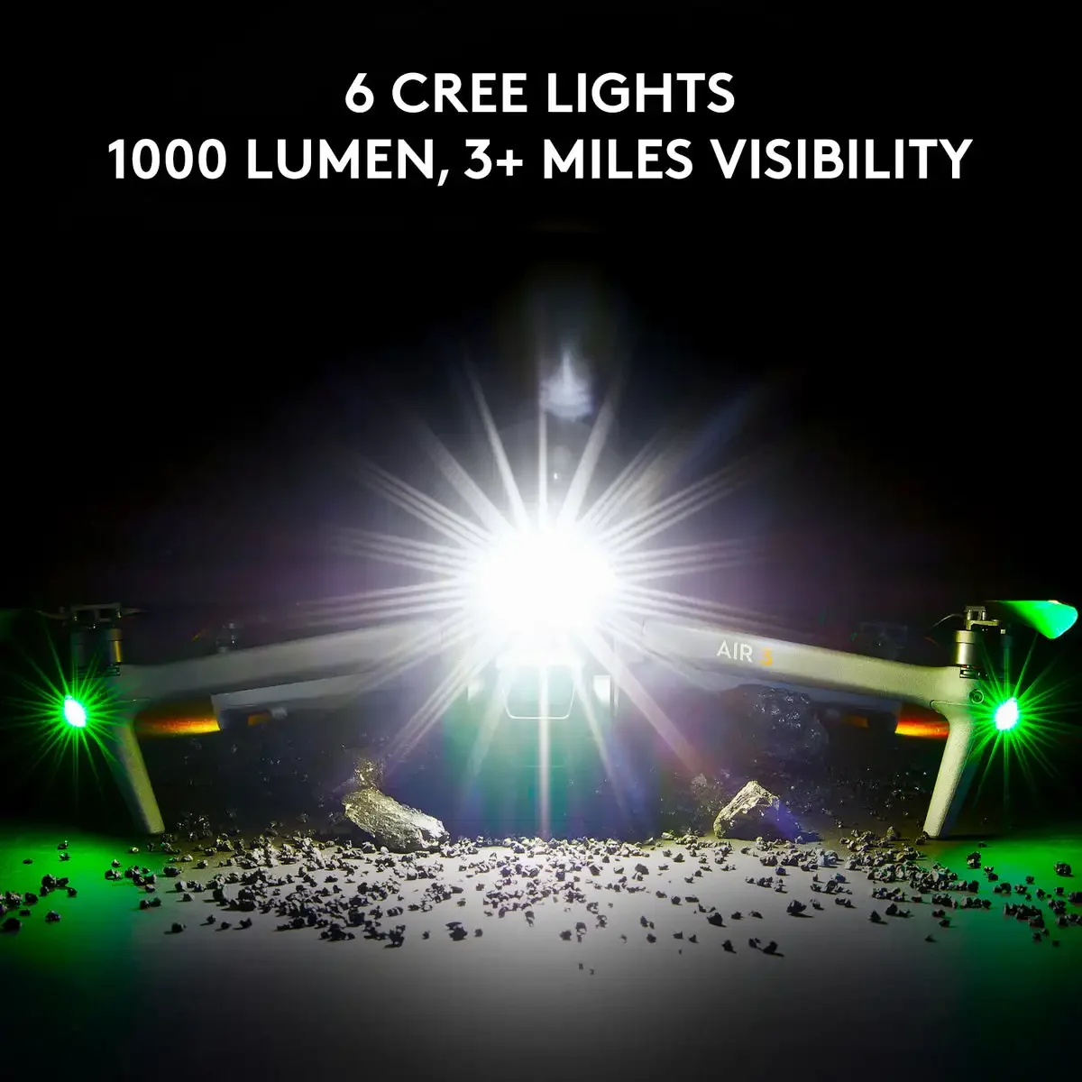 VIFLY Strobe Platinum - 6 Cree - Drone Strobe Light ulasan dan harga