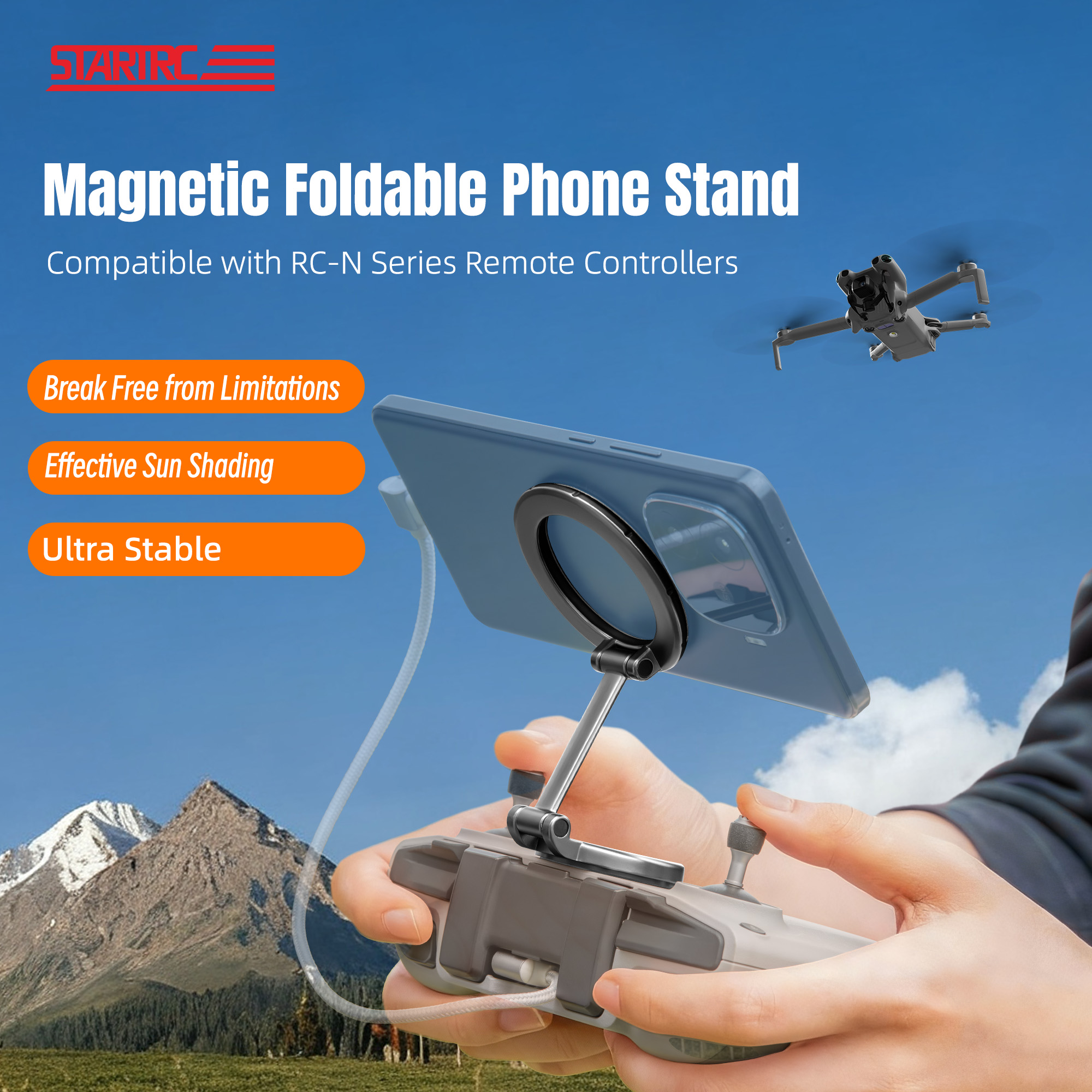 STARTRC Magnetic Phone Mount F - Drone Tablet Mount ulasan dan harga
