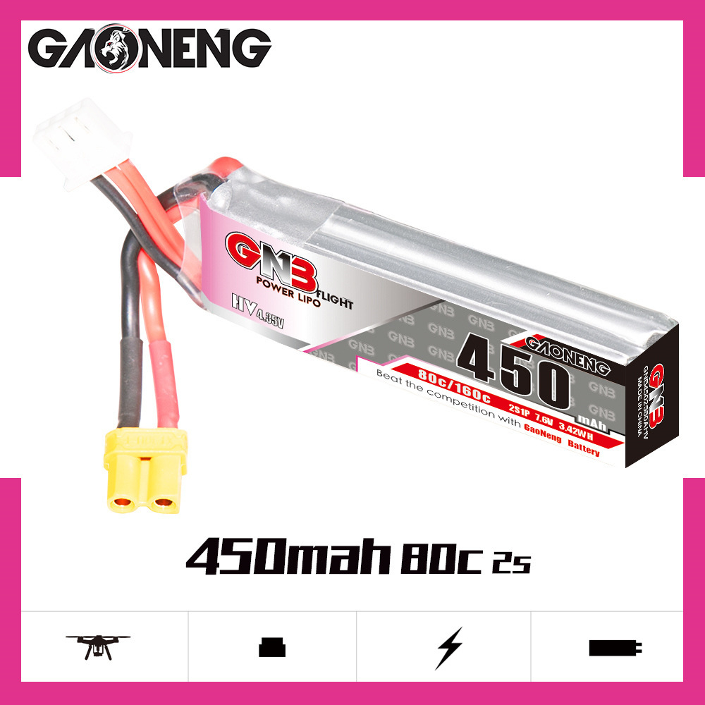 GNB LiPo Battery HV 2S 7.6V 45 - Drone Power Bank ulasan dan harga