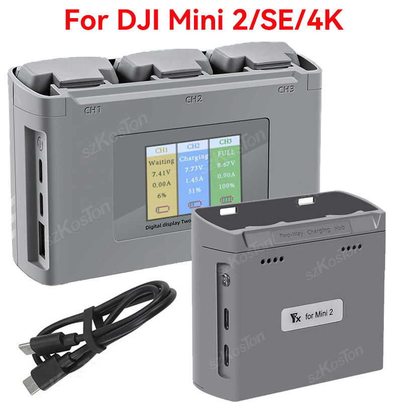 For DJI Mavic Mini 2/SE Mini 4 - Drone Charging Hub ulasan dan harga