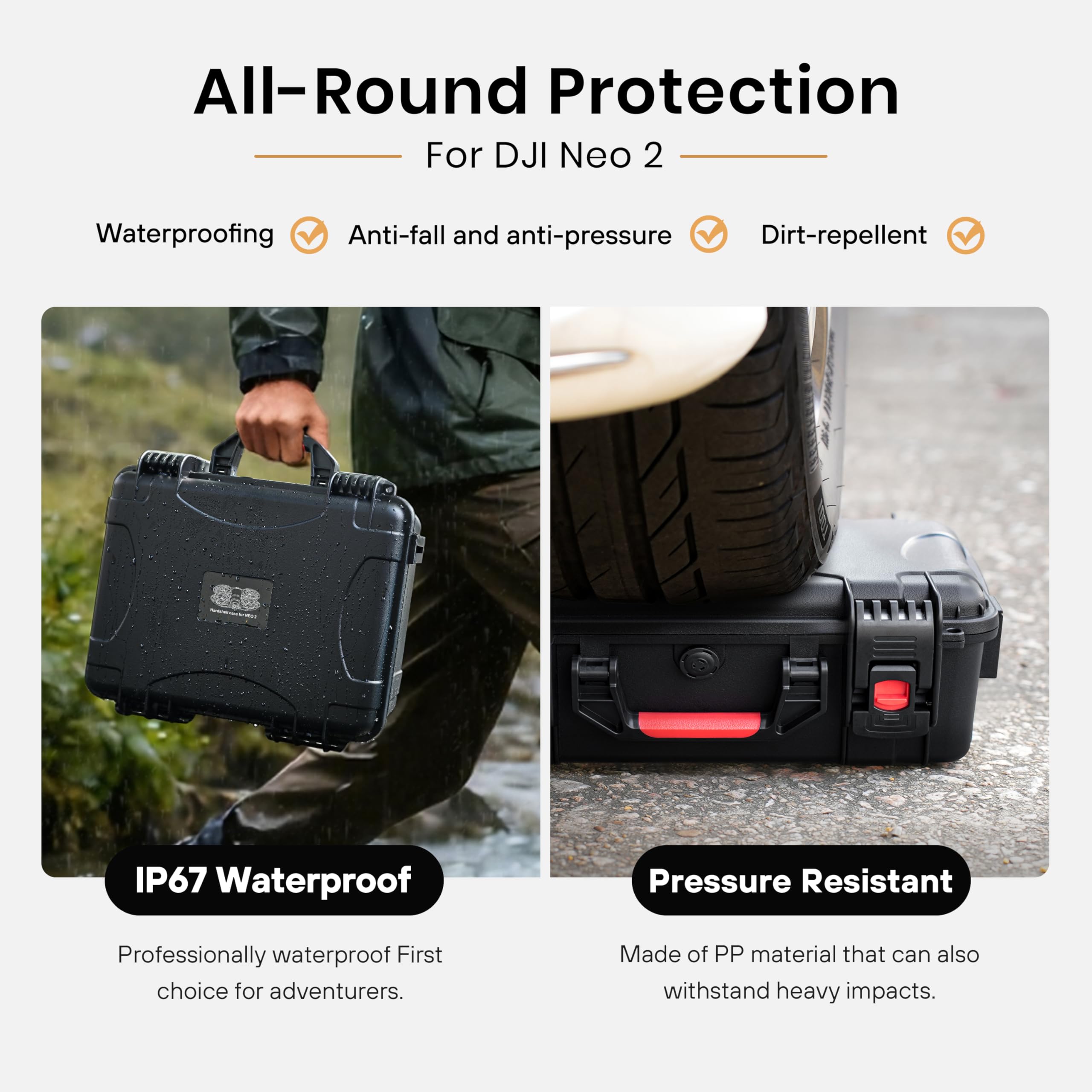 STARTRC Waterproof Hard Carryi - Drone Controller Hood ulasan dan harga