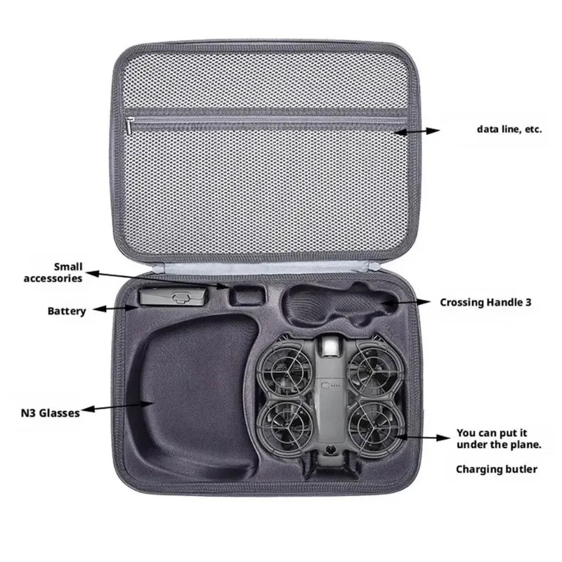 for dji NEO2 Portable Carrying - Drone Carrying Case ulasan dan harga
